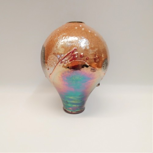 #220521 Raku Glitter Glaze 7x5 $32 at Hunter Wolff Gallery